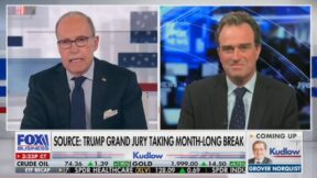 Larry Kudlow predicts no indictment