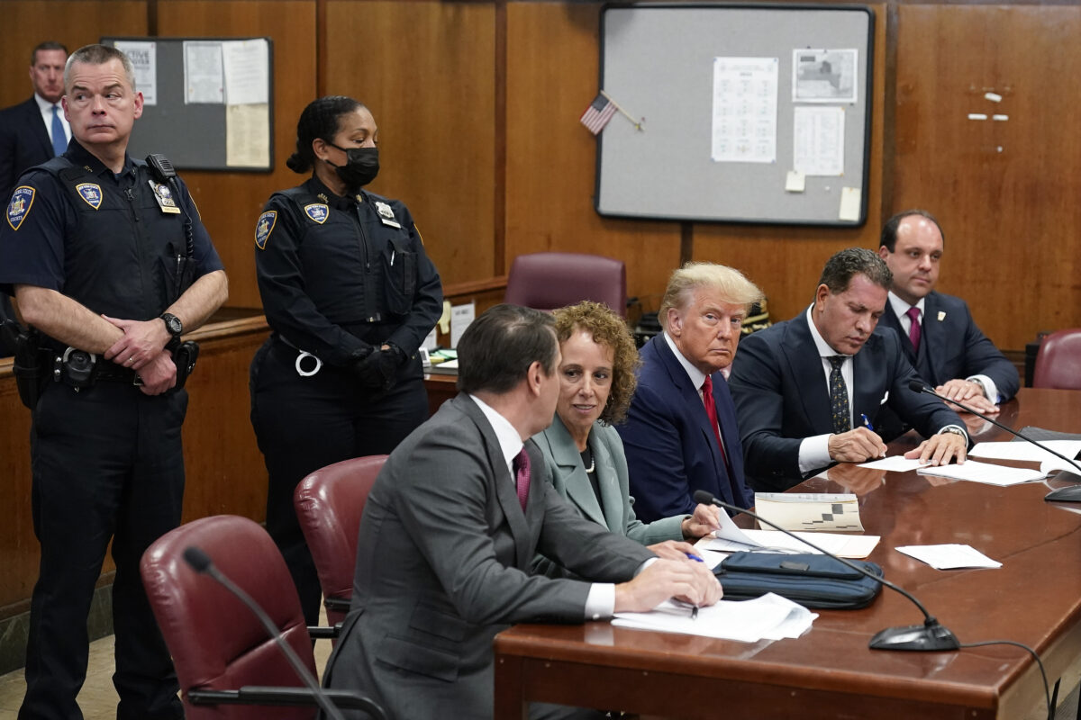 trump arraigned 