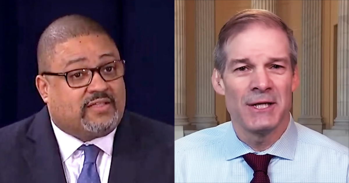 Jim Jordan Calls Bragg Lawsuit an Attempt to ‘Block Congressional Oversight’ After Trump Indictment for ‘No Crime’