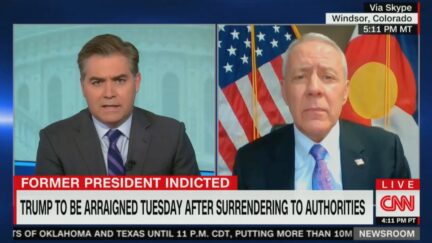 Jim Acosta Confronts Ken Buck on Trump, Hillary Indictment