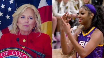 WATCH FLOTUS Jill Biden Suggests Inviting Both NCAA Women's Teams to White House — LSU Star Angel Reese Not A Fan Of That