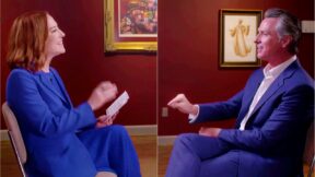 WATCH Jen Psaki Asks Gavin Newsom What He'll Do If Trump Wins — Newsom Says 'Biden Will Be Reelected'