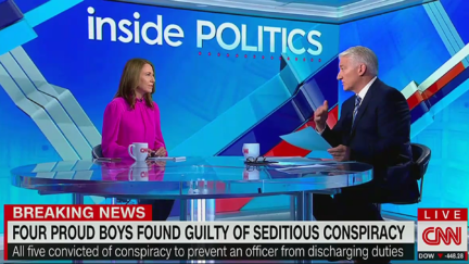 CNN's John King Scolds Fox News For Not Reporting Proud Boys Verdict To Their Viewers