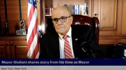 Rudy Giuliani hosts live show in wake of sexual abuse allegations