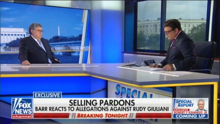 Bill Barr Doesn’t Rule Out Giuliani Scheming with Trump to Sell Pardons: ‘I Hope He Wouldn’t, But I Don’t Know’ (mediaite.com)