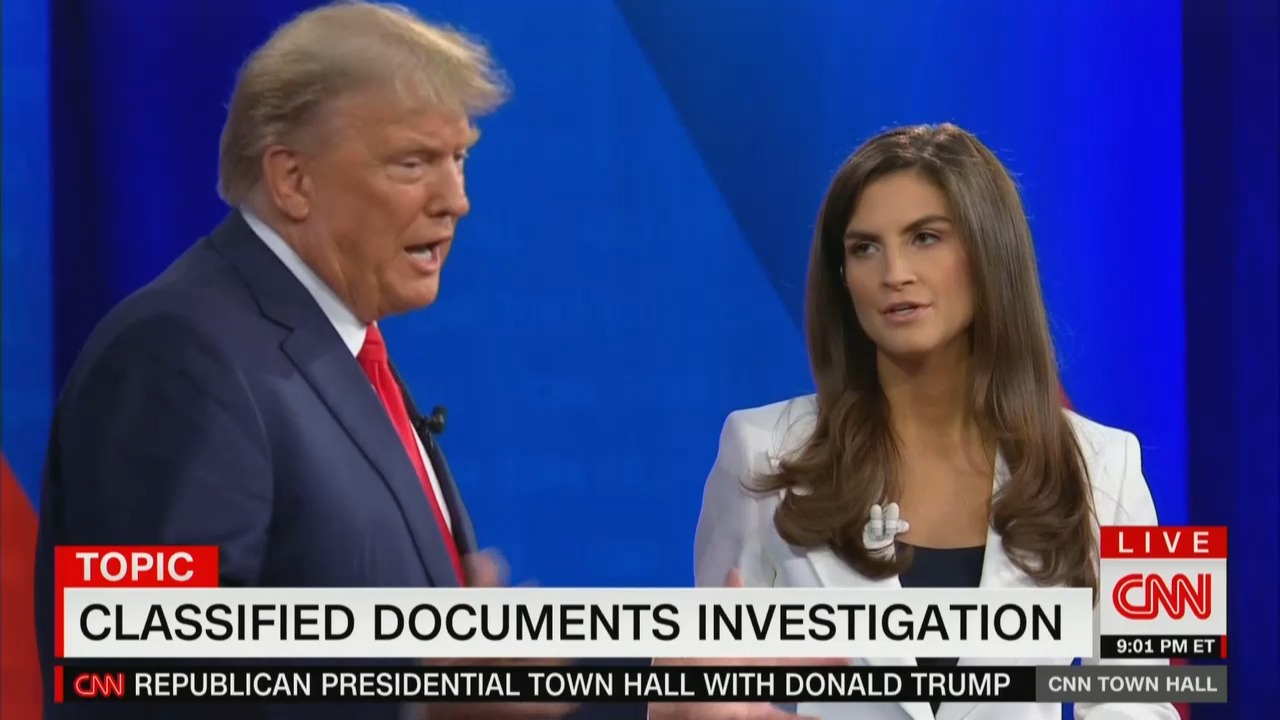 Trump and Kaitlan Collins