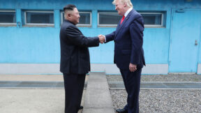 Trump and Kim Jong-un