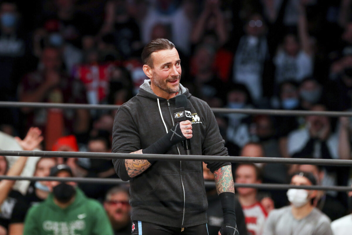 CM Punk in the ring at AEW Dynamite