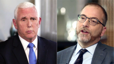 'But Do They Wear Maga Hats' Chuck Todd Keeps Interrupting Pence To Ask If He's Attracting Any Trump Fans