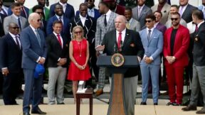 'DOGGONE!' Chiefs Coach Andy Reid Calls Biden The Wrong President During White House Super Bowl Visit