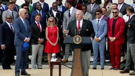 'DOGGONE!' Chiefs Coach Andy Reid Calls Biden The Wrong President During White House Super Bowl Visit