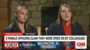 Brenda Lesnett and Megan Talkington