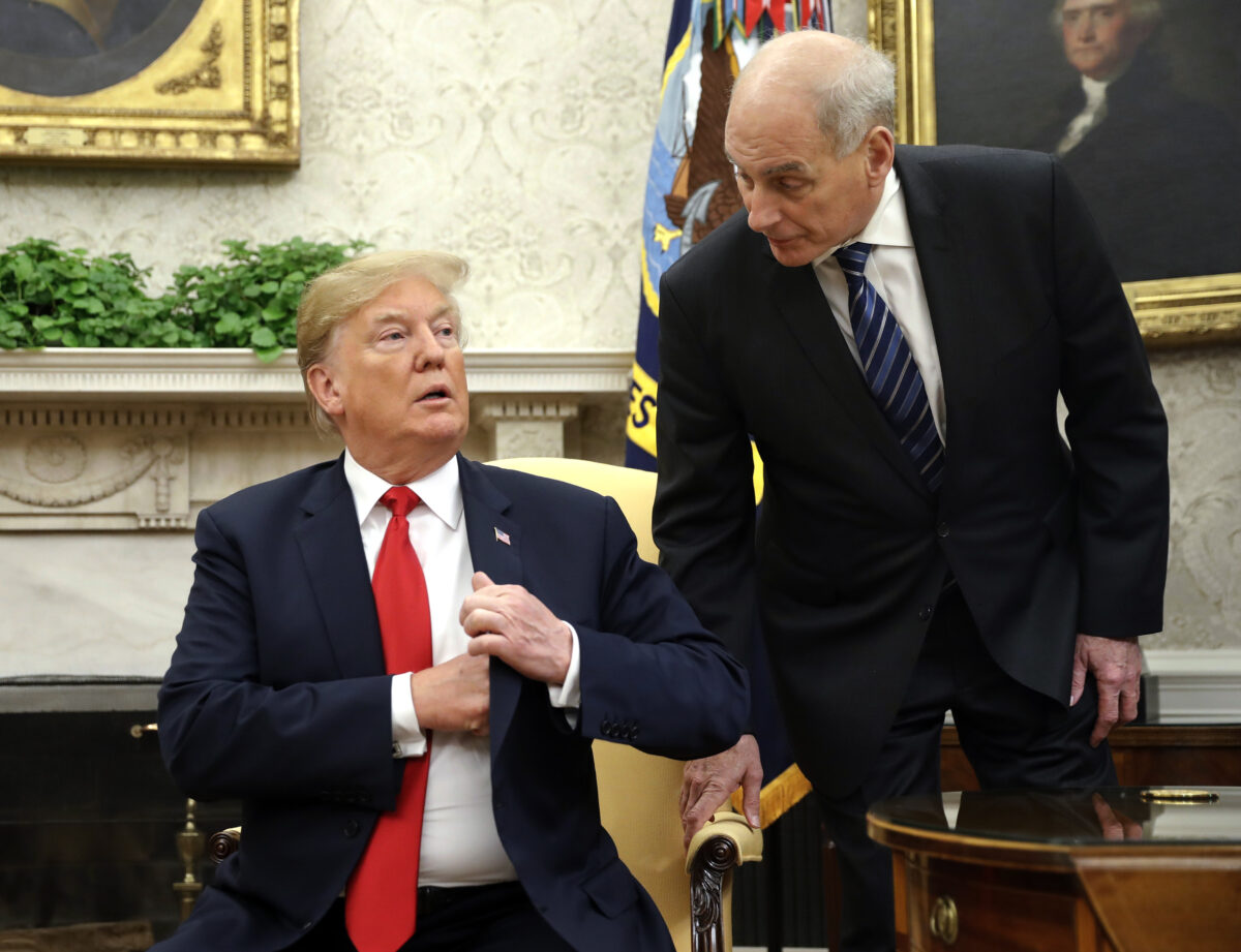 Donald Trump and John Kelly