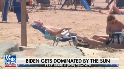 Joe Biden at the beach