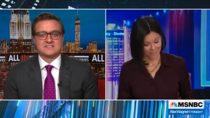 Chris Hayes and Alex Wagner