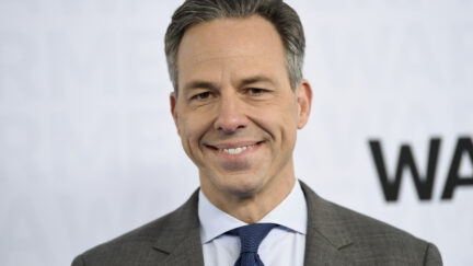 CNN news anchor Jake Tapper attends the WarnerMedia Upfront at Madison Square Garden on Wednesday, May 15, 2019, in New York.