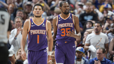 Devin Booker and Kevin Durant