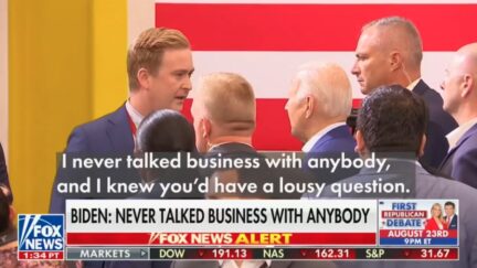 Peter Doocy and Joe Biden