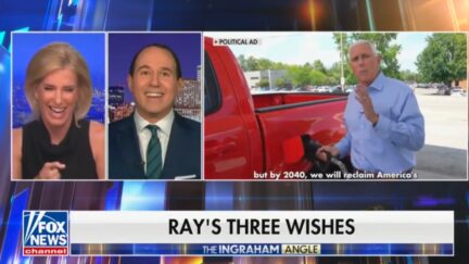 Laura Ingraham and Raymond Arroyo