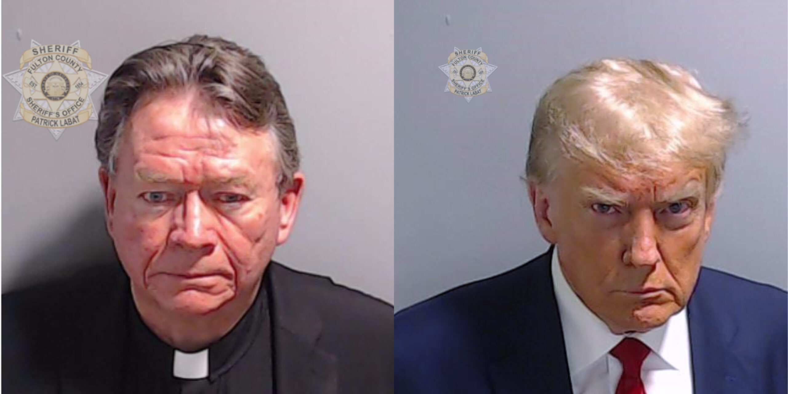 Last Trump Co-Defendant Booked While Rocking Clerical Collar