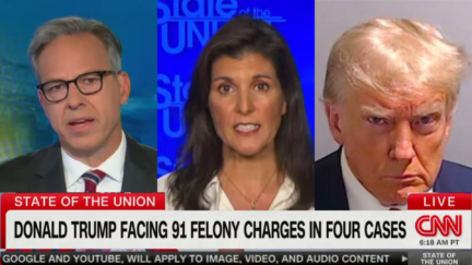 CNN's Jake Tapper Flat-Out Asks How GOP Can Be Credible on Law and Order When Trump 'Faces 91 Felony Counts'