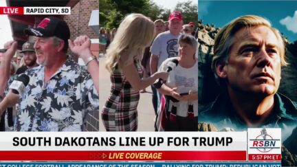 Trump Rally fans Vanessa Broussard Trump Mt Rushmore AI illustration via starryai