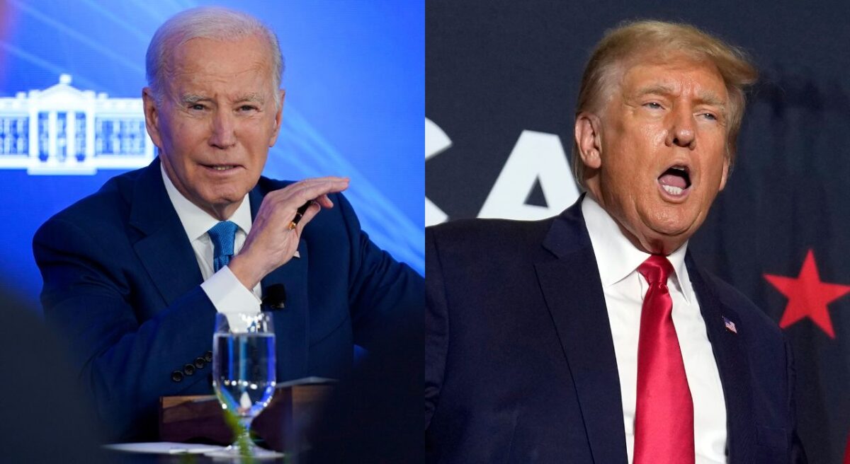 Joe Biden and Donald Trump