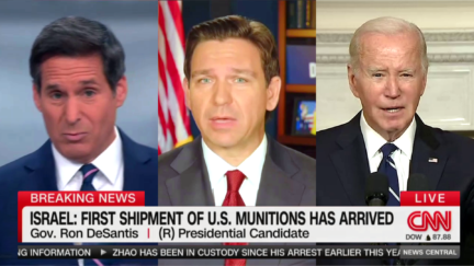 CNN's John Berman Fact-Checks False Claim Biden Was 'MIA' After DeSantis Attacks Biden During Interview
