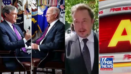 Harwood Asks Biden If Fox News-Elon Musk Are 'Driving The Threat' To Democracy