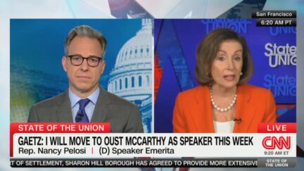 Nancy Pelosi Mocks Matt Gaetz Threat to Oust Kevin McCarthy