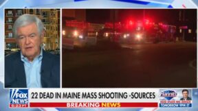 Newt Gingrich reacts to Lewiston shooting