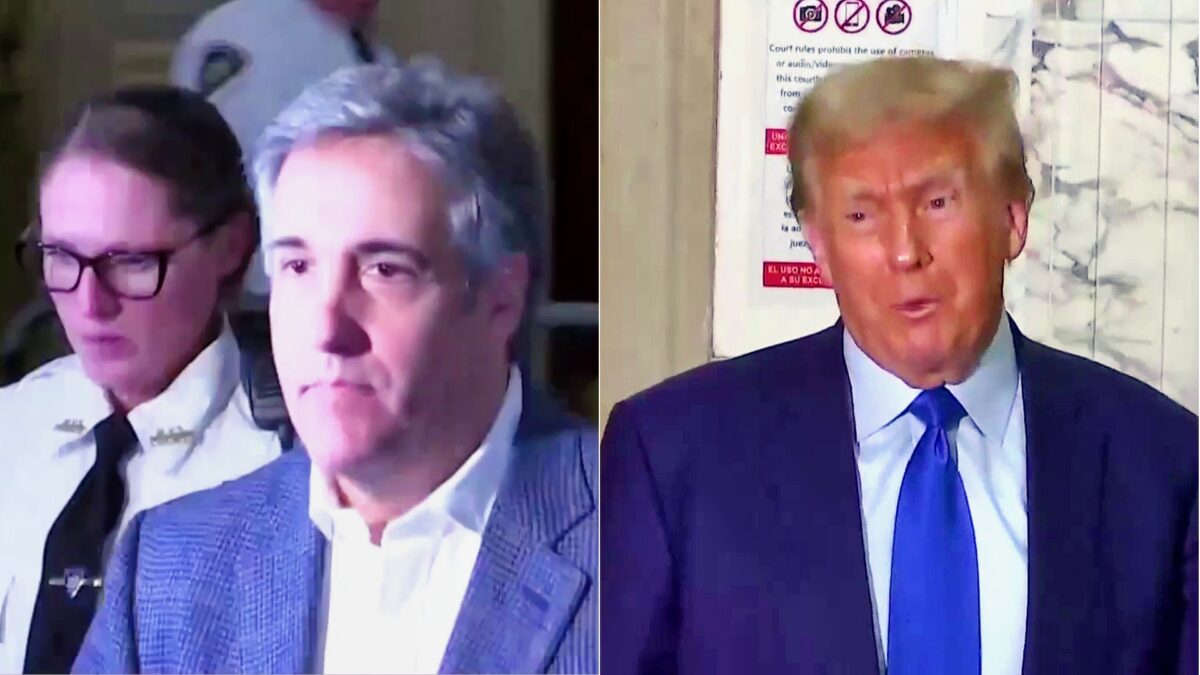 Trump Makes Threatening Prediction For Witness Michael Cohen at Fraud Trial 'Not Going To End Up Very Good For Him'