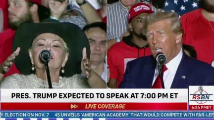 'I Just Grabbed At Him!' Roseanne Does 2-Minute Rant At Rally About Uncontrollably Touching Trump