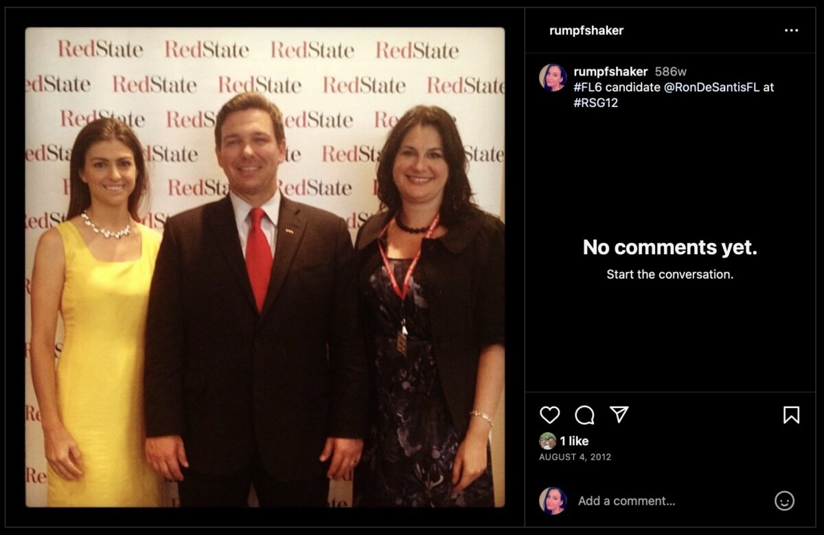 Casey DeSantis, Ron DeSantis, Sarah Rumpf