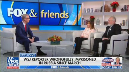 Steve Doocy and parents of Evan Gershkovich