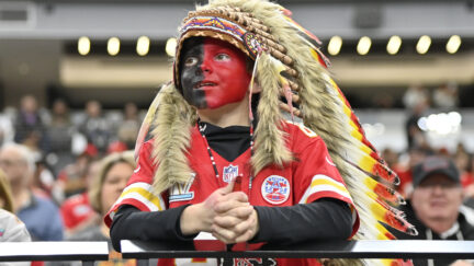 Young Chiefs fan accused of cultural appropriation for face paint and headdress