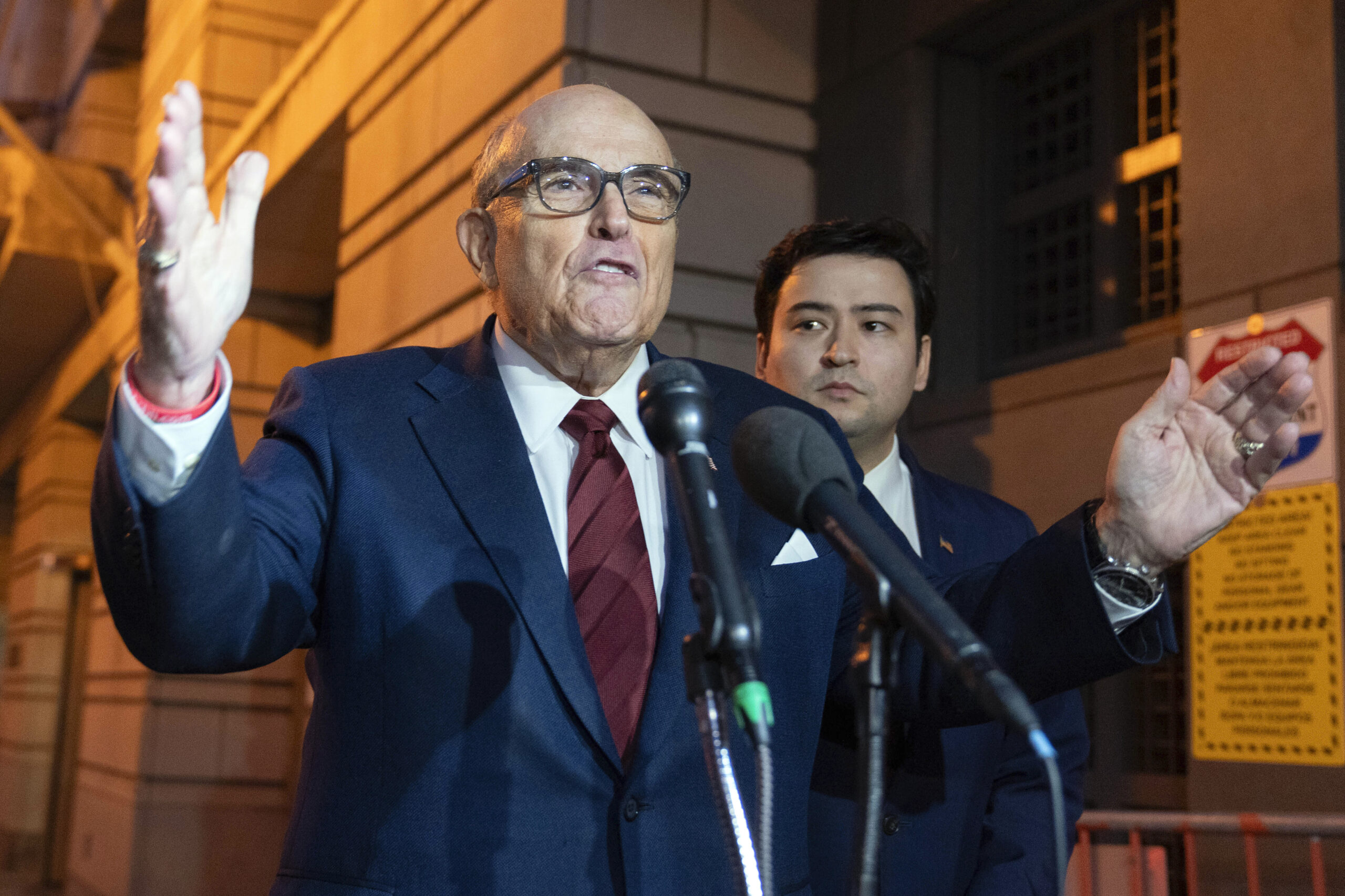 Judge Chastises Rudy Giuliani For Defaming Election Workers — Outside of Defamation Trial