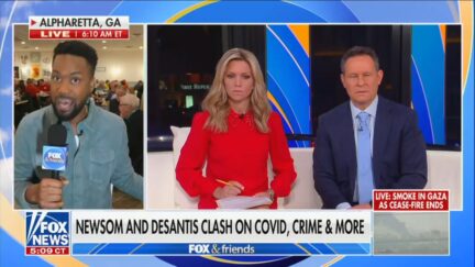 Lawrence Jones, Ainsley Earhardt, and Brian Kilmeade