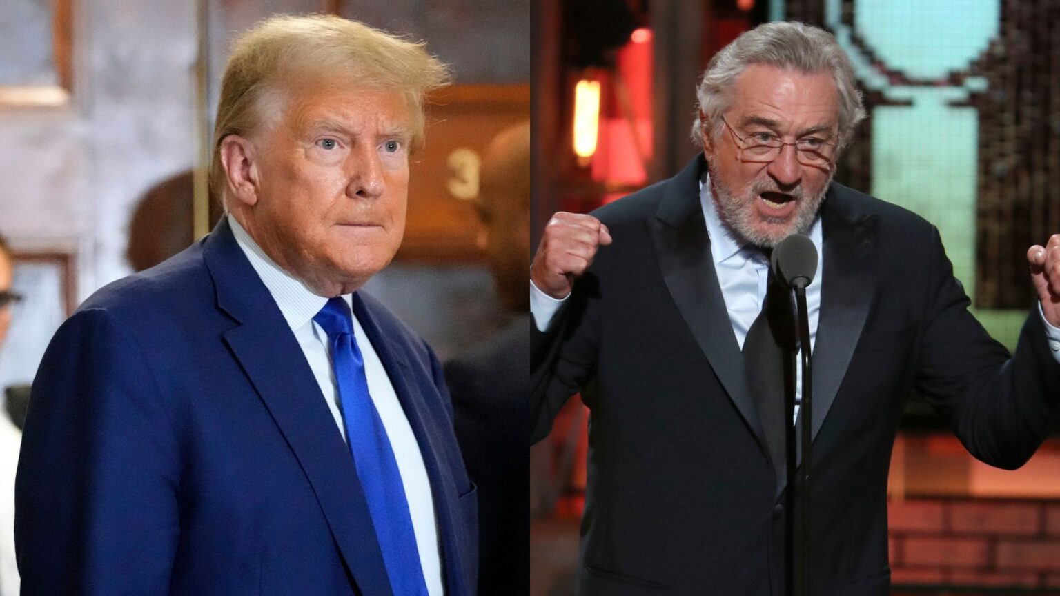 Trump Calls Robert De Niro A Total Loser On Truth Social   Trump De Niro 1536x864 