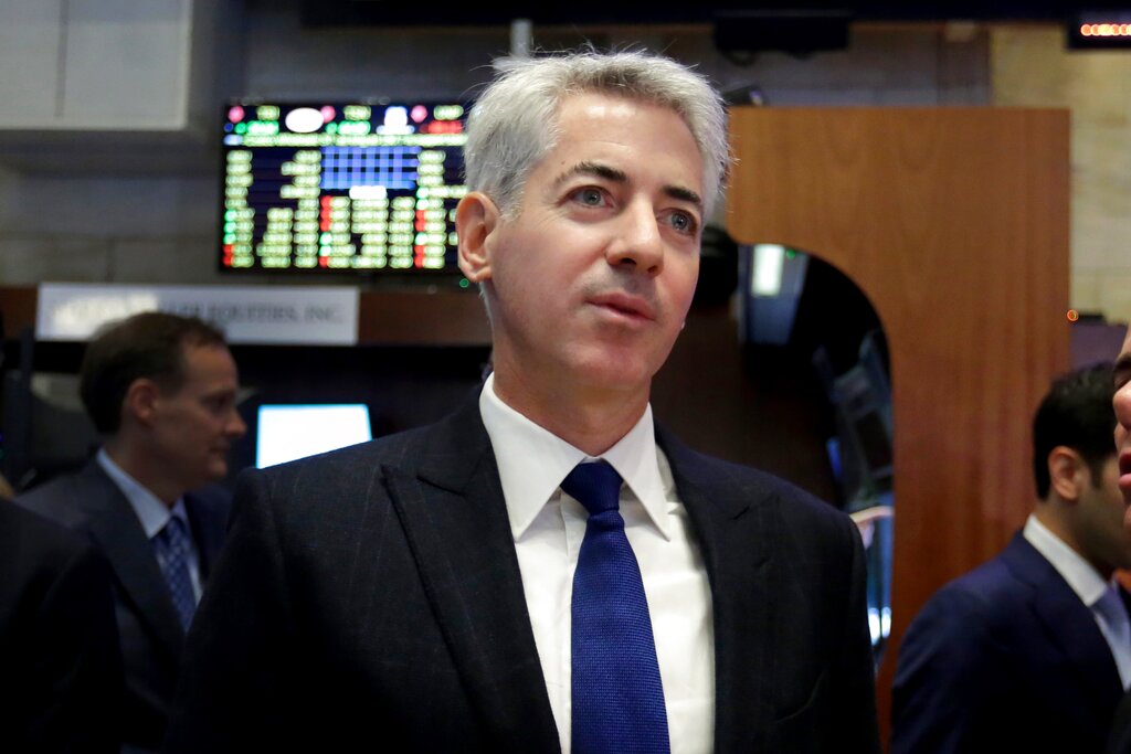 Bill Ackman, CEO and founder of Pershing Square Capital, visits the floor of the New York Stock Exchange, Tuesday, Nov. 10, 2015.