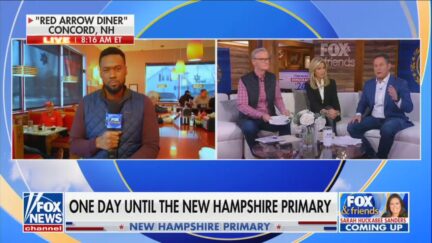 Lawrence Jones, Steve Doocy, Ainsley Earhardt, and Brian Kilmeade