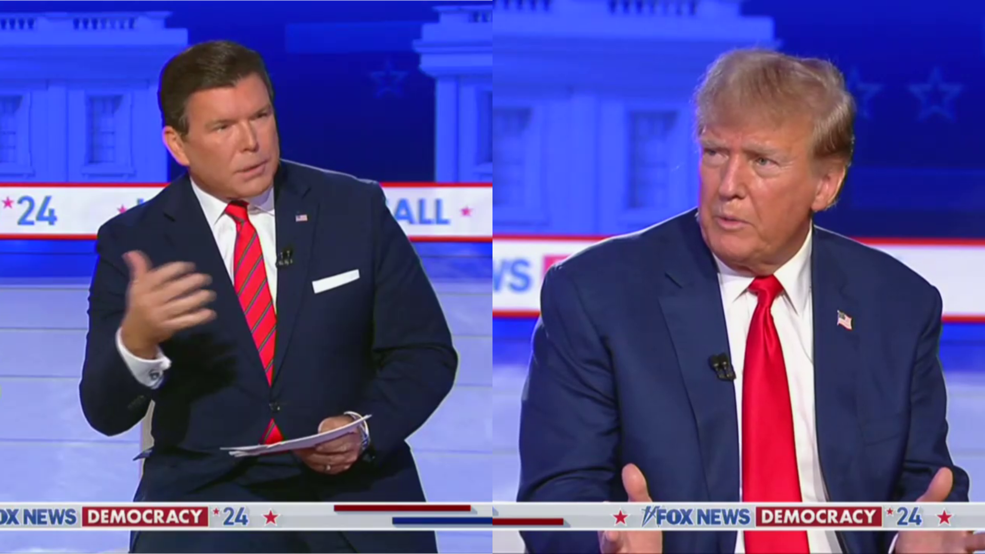 Trump Trashes Fox, ‘Soft’ Bret Baier Over Harris Interview