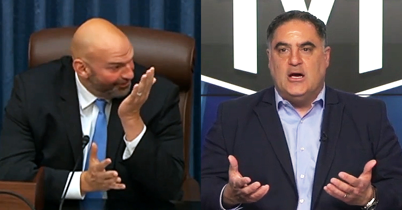 John Fetterman and Cenk Uygur