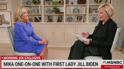 MSNBC Host Gets Stunned Laugh From First Lady Biden By Asking About 'Biden Crime Family' Attacks — And 'Let's Go Brandon!'
