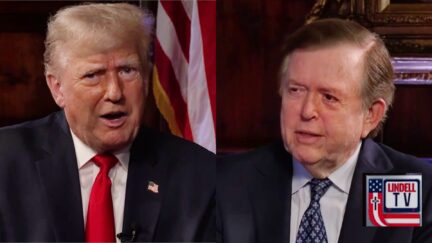 Trump Claims Trump Yard Signs Around Mar-a-Lago Mean He Can't Lose Unless Biden Cheats In Fringe TV Interview