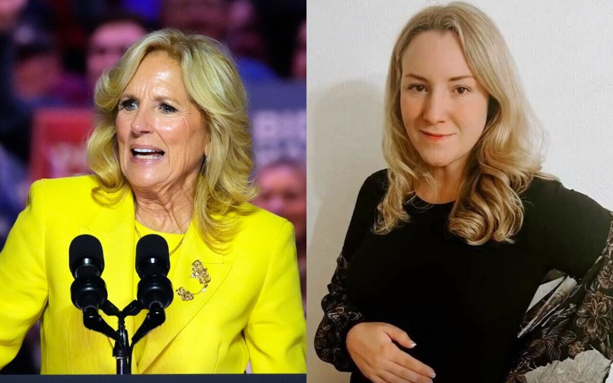 Jill Biden and Kate Cox