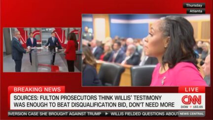 CNN reporting on Fani Willis disqualification hearing