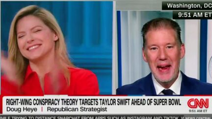 CNN's Kate Bolduan Loses It Laughing Over 'Sexual Inadequacy' Quip During MAGA vs. Taylor Swift Segment