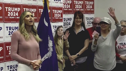 'NO! MOST QUALIFIED!' Crowd Jeers When Lara Trump Asked By Fan 'Would Trump Pick a Woman' For VP