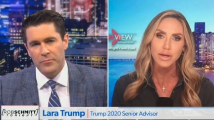 Rob Schitt and Lara Trump